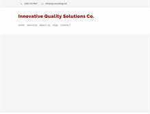 Tablet Screenshot of iqsconsulting.net